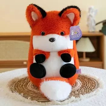 Кролик Лесное животное Кукла Большой хвост Лиса Кукла Дарить ребенку подарок на день рождения Плюшевая игрушка 22cm 0.14kg