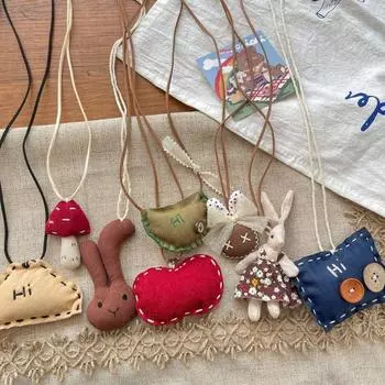 Кролик милый кулон в виде животного свитер цепи аксессуары мультяшное животное ожерелье подарок Style 2