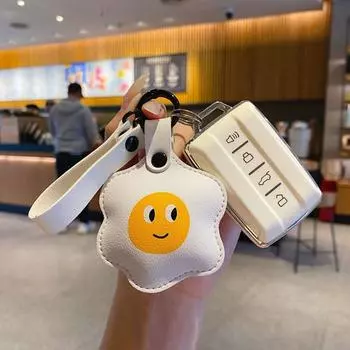 Кролик милый PU брелок цветок животное держатель для ключей креативный милый кулон на сумку автомобильные аксессуары style3