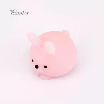 Кролик Мяч Мягкий Исцеляющий Сжатый Веселая Детская Игрушка Облегчение Декор