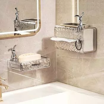 Кролик мультфильм сидящая поза длинноухий кролик украшение гостиная тумба под телевизор винный шкаф украшение крыльца Sitting Rabbit серебряный