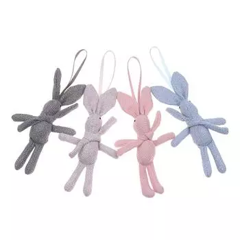 Кролик плюшевый зверек чучело платье кролик брелок куклы подарки вечеринка декор серый