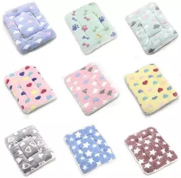 Кролик Шиншилла Кровать Коврик Дом Гнездо Хомячок Аксессуары Мелкое животное Морская свинка Кровать Домик Хомяка Зимнее Тепло Белка Ежик 30x40cm