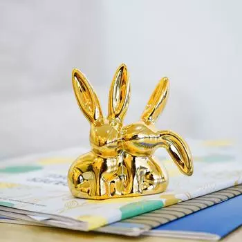 Кролики Шоу Элементы для Домашнего Декора Гостиная Сад Декоративные Элементы | Милые Животные Шоу Элементы Подарка Предмет Для Украшения