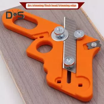 Кромкооблицовочный станок, кромкообрезной инструмент с круглым скребком для кромок, простой в эксплуатации многофункциональный ручной деревообрабатывающий инструмент для обрезки Sets