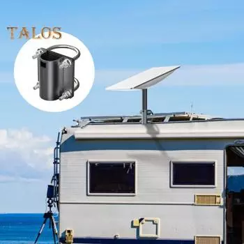 Кронштейн-адаптер для крепления на трубу, высокая твердость, прочная несущая способность, простая установка, универсальный кронштейн U-образного крепления для антенны Starlink V2 чёрный