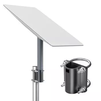 Кронштейн-адаптер для крепления на трубу, высокая твердость, прочная несущая способность, простая установка, универсальный кронштейн U-образного крепления для антенны Starlink V2 чёрный