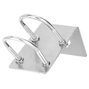 Кронштейн антенны автомобильного радиоприемника из нержавеющей стали U-образный зажим для балкона антенны автомобильного радиоприемника