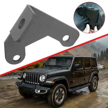 Кронштейн антенны для задней двери автомобиля, держатель антенны CB, кронштейн, легко устанавливается, без Dirll, запасное колесо автомобиля, крепление антенны CB 2007 2018 для Jeep JK Unlimited чёрный