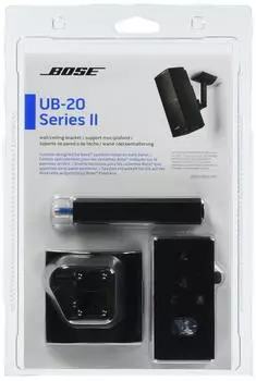 Кронштейн BOSE Bose Series II для акустической системы, черный, UB-20, настенный/потолочный чёрный