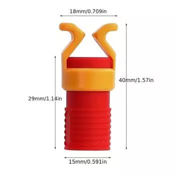 Кронштейн-держатель для шурупов для деревообработки и столярных работ - Прочный АБС-пластик, Удобная конструкция для захвата - Подходит для сверл с хвостовиком 6-8 мм