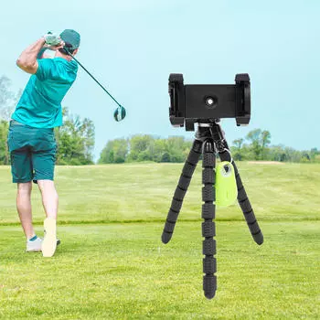 Кронштейн-держатель для телефона для гольфа, прочная гибкая регулируемая подставка для