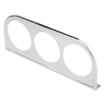 Кронштейн держателя для стойки 52 мм 2 дюйма, универсальный, с несколькими отверстиями, хром, серебристый белый