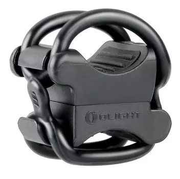 Кронштейн держателя фонаря OLIGHT, держатель для велосипедного фонаря, крепление для велосипеда, совместимое с диаметром фонаря FB-1 1 см-3,5 см чёрный