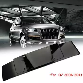 Кронштейн держателя номерного знака переднего бампера автомобиля, опора монтажной рамы, совместимая с аксессуарами Q7 2006-2013