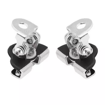 Кронштейн для автомобильного фонаря из нержавеющей стали, светодиодный рабочий светильник, держатель для бара, монтажный кронштейн, противотуманная фара, зажим для капота, аксессуары для автомобильных фонарейXBCK 2Pcs