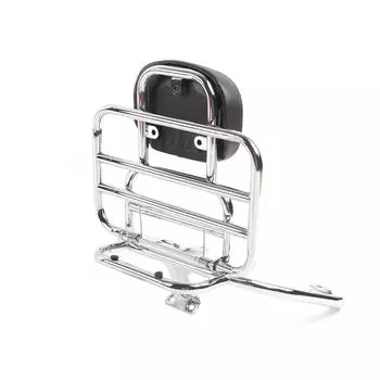 Кронштейн для багажника, серебристый, задний багажник с подушкой для спинки, подходит для держателя багажа для мотоцикла Sprint Primavera 150 чёрный