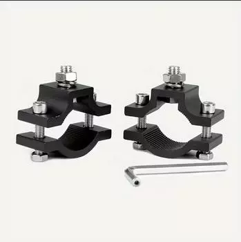 Кронштейн для фары мотоцикла, модифицированный бампер, одноотверстие, фиксированная труба, светодиодный светильник, зажим для крепления трубки для бездорожья