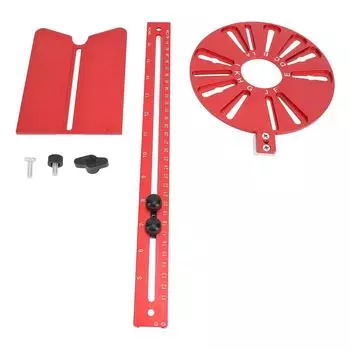 Кронштейн для фрезерования пазов 3 в 1, шаблон для фурнитуры шкафа, направляющая для круговой резки, универсальная, регулируемая