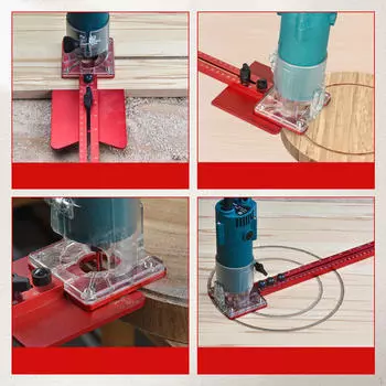 Кронштейн для фрезерования пазов, круговой резак, метрическая система, для дома