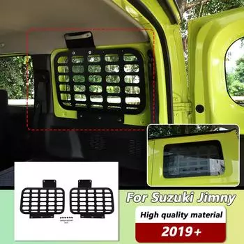 Кронштейн для хранения багажника автомобиля, полка для багажника Suzuki Jimny 2019-2023, аксессуары для интерьера, 2 шт., черный чёрный