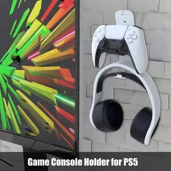 Кронштейн для хранения наушников, держатель игровой консоли Forps5, универсальная вешалка для гарнитуры для наушников, настенный крючок, аксессуары для игровой консоли