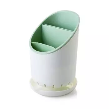 Кронштейн для хранения посуды, пластиковый контейнер для дренажных труб, полка для сушки, подставка, ножи, ложка, вилка, контейнер, кухонный инструмент коричневый