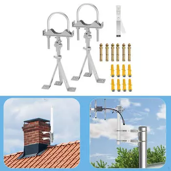 Кронштейн для крепления антенны на настенной мачте, регулируемый для радиоприемника