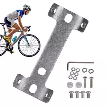 Кронштейн для крепления держателя бутылки с водой, регулируемая подставка для удлинителя велосипедного чайника, алюминиевый сплав, легкое и надежное крепление для держателя бутылки синий