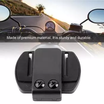 Кронштейн для крепления гарнитуры интеркома Монтаж интеркома на шлеме Зажим для интеркома на шлеме Зажим для интеркома на шлеме чёрный