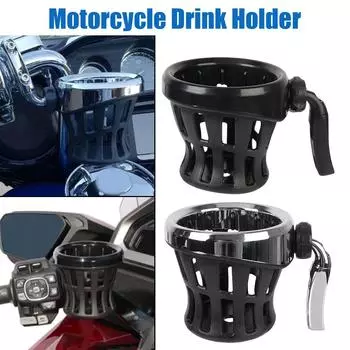 Кронштейн для крепления напитков на руль мотоцикла держатель для стакана для напитков Honda Goldwing GL1800 2018-UP алюминиевый чёрный