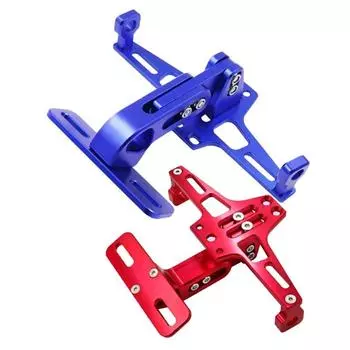 Кронштейн для крепления номерного знака мотоцикла, рамка номерного знака из алюминия серебряный