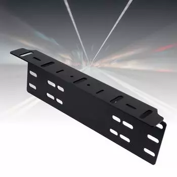 Кронштейн для крепления номерного знака на переднем бампере из алюминиевого сплава, универсальный, для светодиодных фар дальнего света 4x4, держатель для противотуманных фар