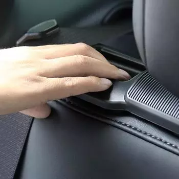 Кронштейн для крепления ремня безопасности ABS с двумя парами для Tesla Model Y 2018-2024 годов Удобное хранение Неразрушающая установка чёрный