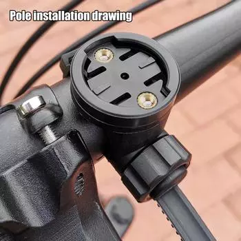 Кронштейн для крепления велосипедного компьютера, кронштейн для секундомера для горного велосипеда, универсальная подставка для фары для радара Garmin Varia, кронштейн для заднего фонаря