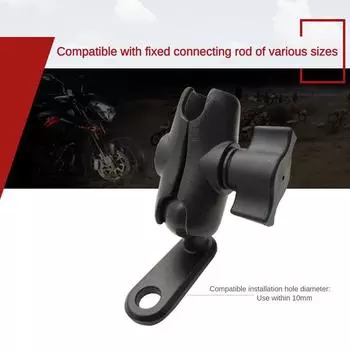 Кронштейн для мобильного телефона для мотоцикла, электромобиля, аксессуары из алюминиевого сплава, универсальный вращающийся держатель для зеркала заднего вида с шаровой головкой