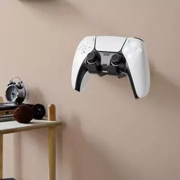 Кронштейн для настенного крепления игрового контроллера, простой в установке, универсальный настенный кронштейн для игрового контроллера для Switch/Xbox/PS4/PS5 белый
