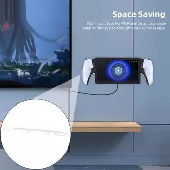 Кронштейн для настенного крепления игровой консоли. Прочная несущая способность. Отличная совместимость. Простота установки. Хранение.