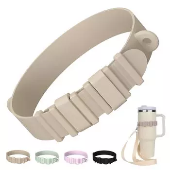 Кронштейн для переноски бутылки с водой Leeseph, силиконовый держатель для бутылки с водой с регулируемым плечевым ремнем для прогулок, походов, путешествий чёрный