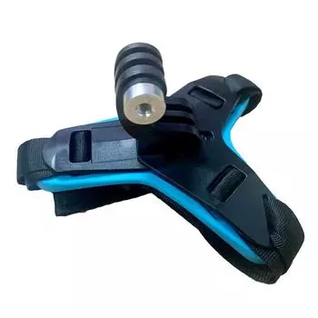 Кронштейн для подбородка мотоциклетного шлема Кронштейн для мотоциклетного шлема с полным лицом для экшн-камер GoPro и спортивных камер Аксессуары чёрный