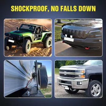 Кронштейн для подсветки номерного знака Металлический Универсальный Автомобильный Компактный Сверхпрочный Замена Передний Two Rows of Holes