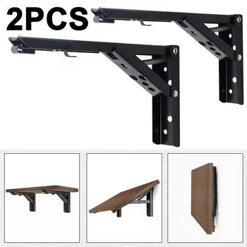 Кронштейн для полки 8/10/12/14 дюймов, экономящий место, для поддержки полок дома (СтильC) К