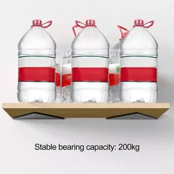 Кронштейн для полки, утолщенный настенный треугольный крепежный кронштейн высокой твердости для дома 8