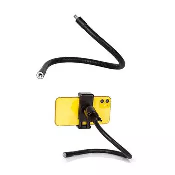 Кронштейн для прямой трансляции, удлинительный шланг, порт 1/4 l, угол регулировки изгиба, зажим для мобильного телефона, аксессуар для штатива 28CM