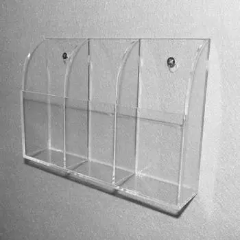 Кронштейн для ящика для хранения пульта дистанционного управления 1 шт. Акриловый держатель для чехла single grid