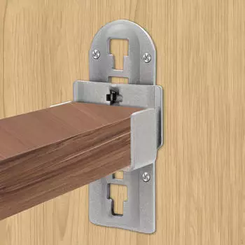 Кронштейн для рельса кровати, шарнирная балка, уголок для деревянных кроватей, каркас гардероба, балки H Gray