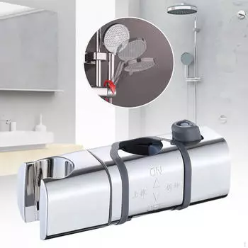 Кронштейн для ручного душа, регулируемый держатель для головки, прочный, портативный, универсальный, 20-25 мм, направляющая штанга