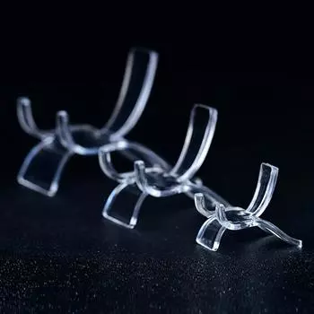 Кронштейн для рудного кластера, пластиковая акриловая стойка для ювелирных изделий S