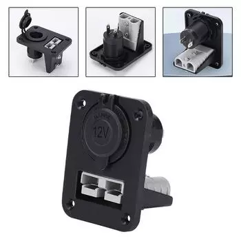 Кронштейн для скрытого монтажа 48x37x16 мм, черный и серый Panel bracket (without plug)