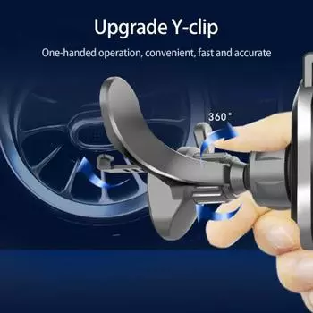 Кронштейн для телефона Y-образный держатель с круглым воздушным зажимом, держатель для телефона, аксессуары для телефонов 1